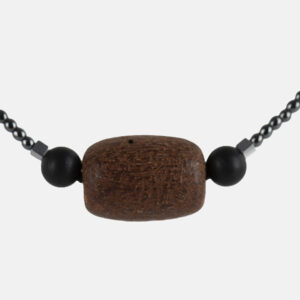 CENT VINT HEMATITES & PALO SANTO OBSCURO COLLAR DETALLE