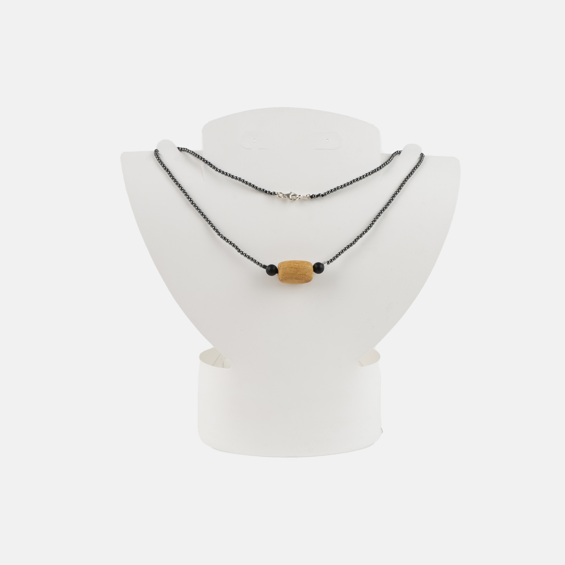 COLLAR HEMATITES & PALO SANTO GENERAL - GRIS (1)