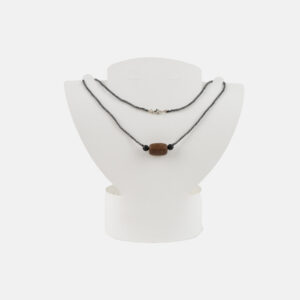 COLLAR HEMATITES & PALO SANTO GENERAL - GRIS