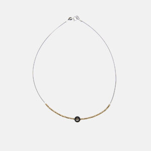 HEMATITA GOLD COLLAR_GRIS