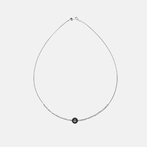 HEMATITES SILVER COLLAR_GRIS