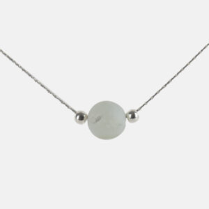 LADA PIEDRAS NATURALES PLATA COLLAR AMAZONITA DETALLE