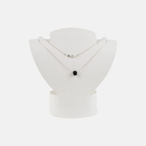 MINERVA COLLAR PLATA TURMALINA NEGRA BRUT GENERAL
