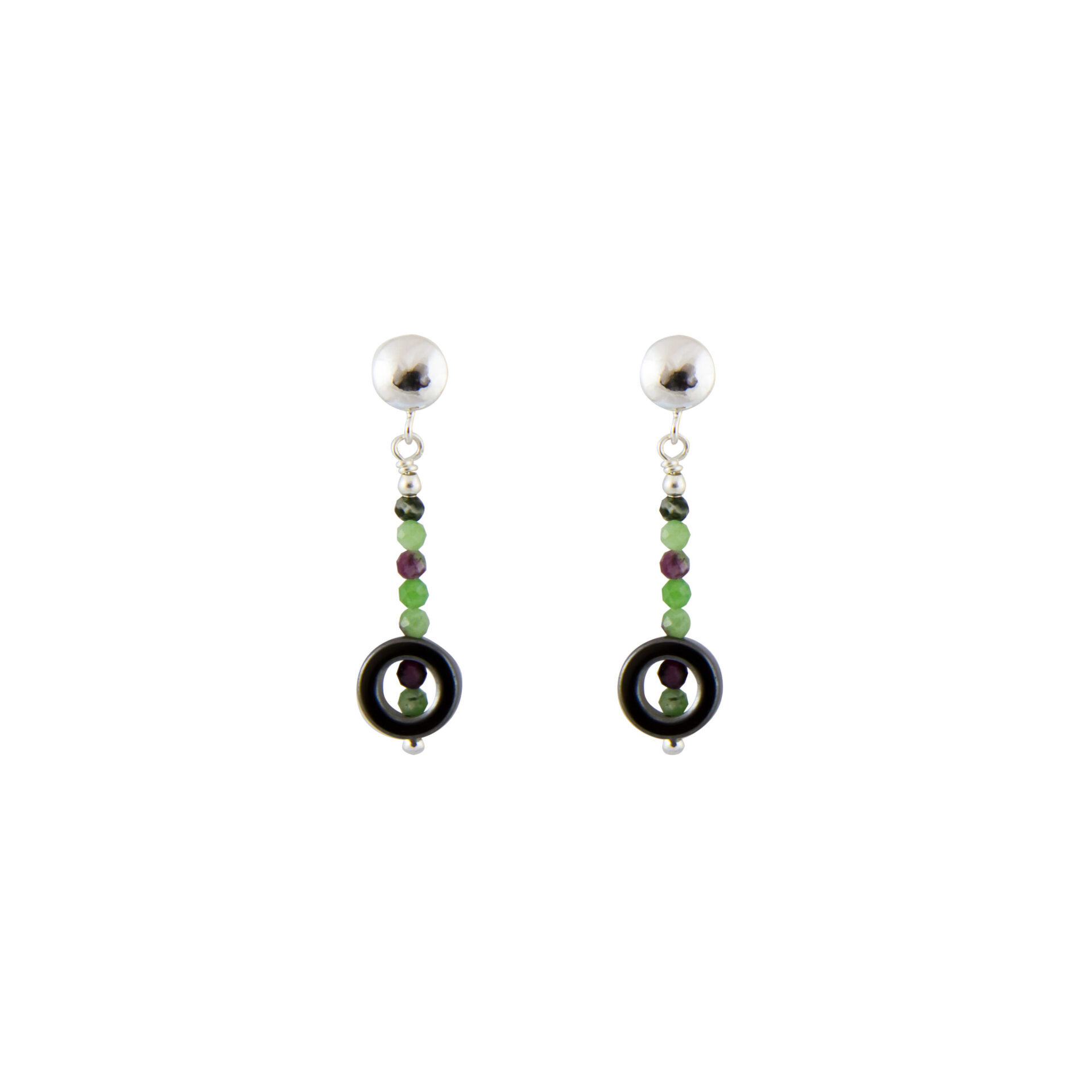 MWa-Arr.-400-Rb.Zst._Pendientes-con-Hematites-_-Piedras-naturales-Minis-Rubí-Zoisita