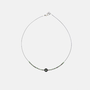 RUBI ZOISITA COLLAR_GRIS