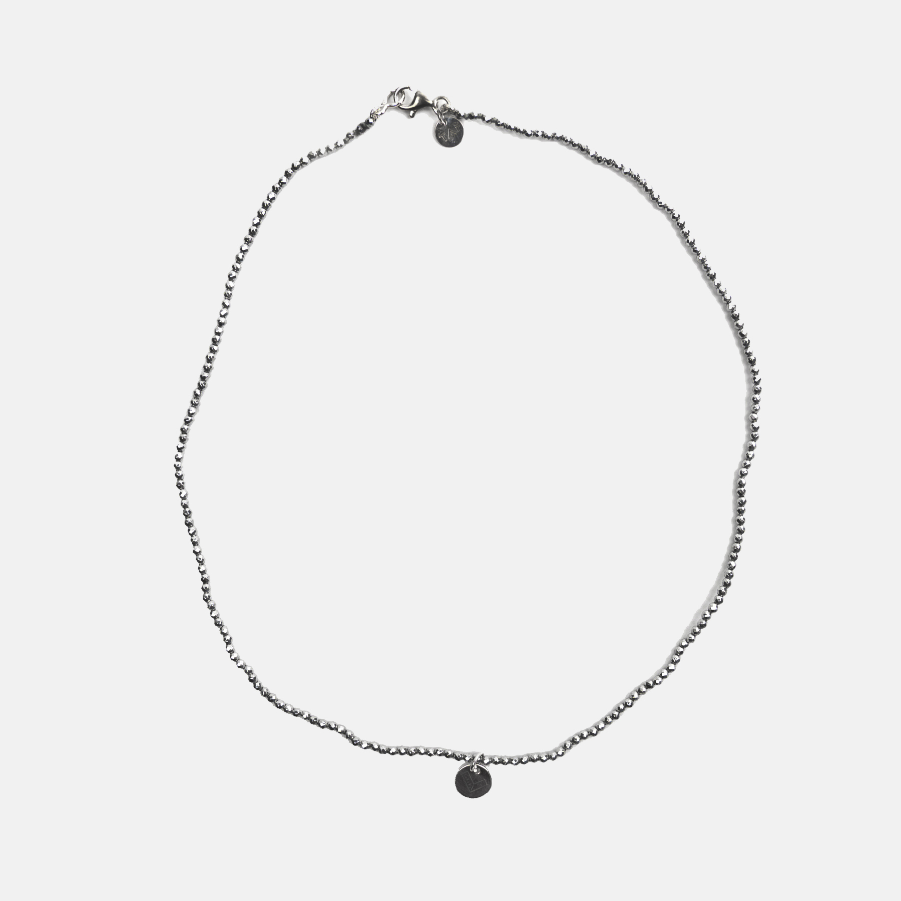 TAF DONNA HEMATITES SILVER COLLAR GENERAL