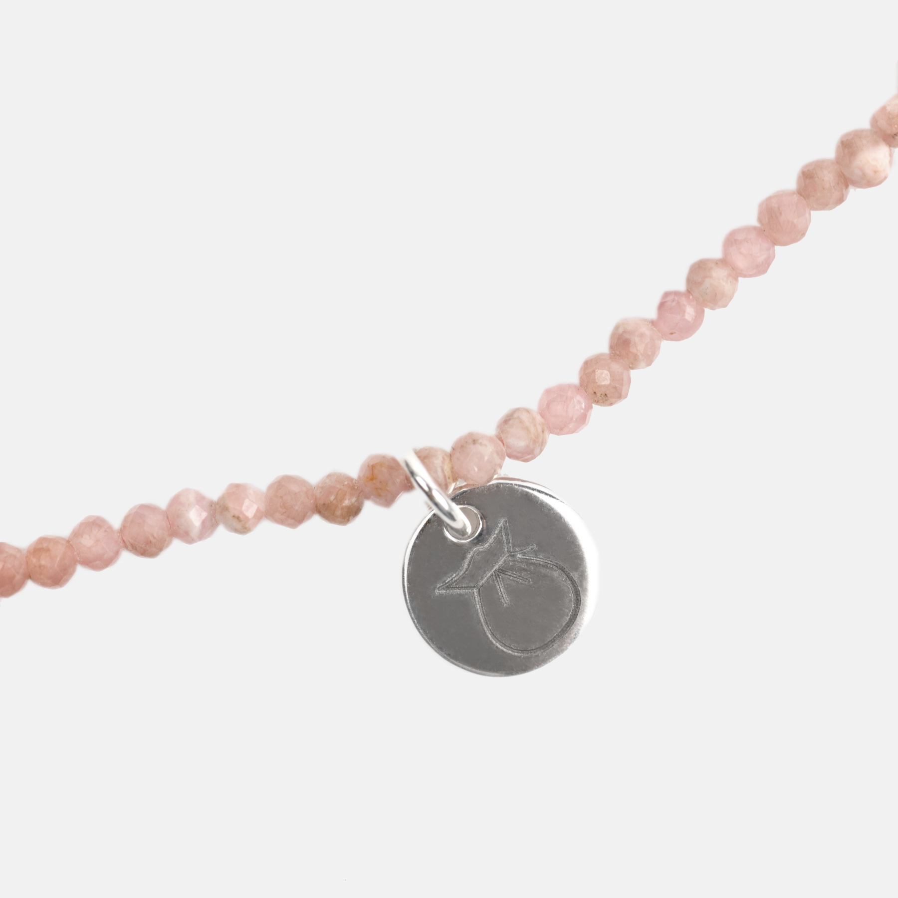 TAF DONNA RODOCROSITA COLLAR Y PULSERA MEDALLA